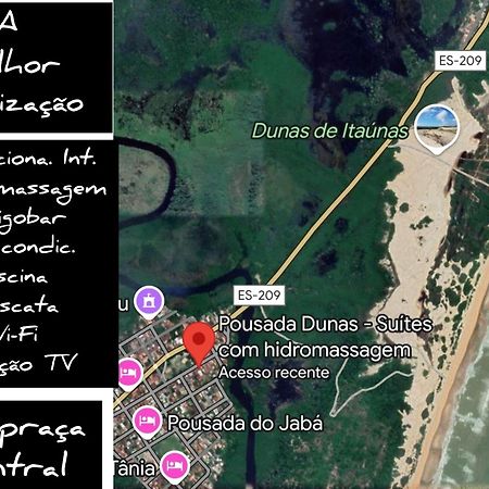 Pousada Dunas - Suites Com Hidromassagem No Coracao Da Vila イタウナス エクステリア 写真